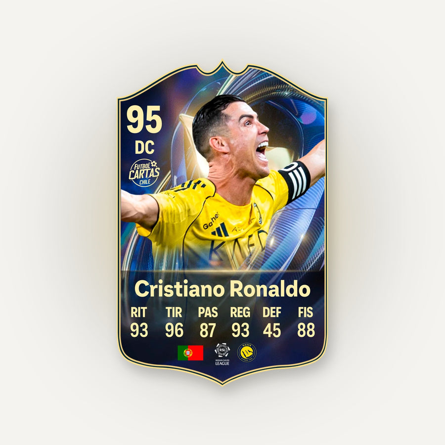 Carta de fútbol personalizada