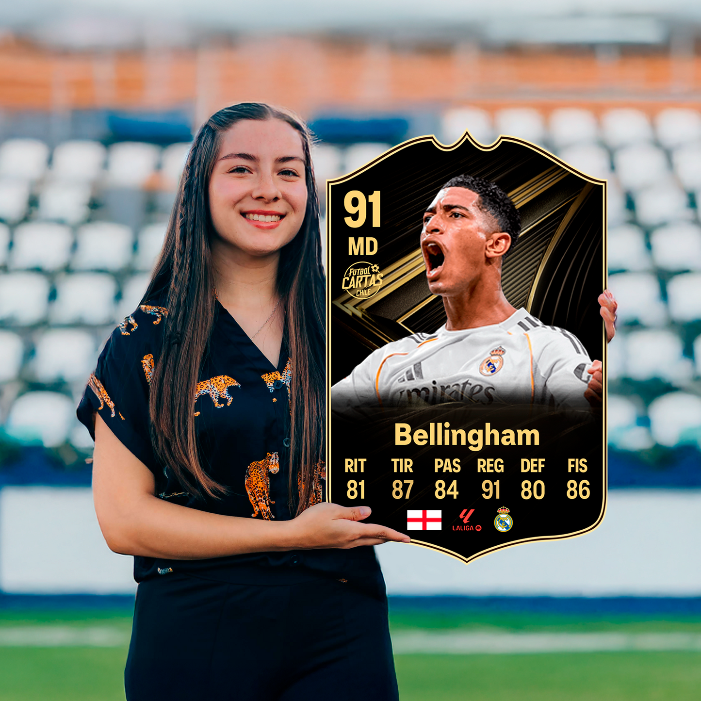 Carta Bellingham TOTW FC 26 carta sola