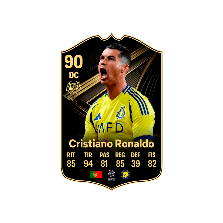 Carta de fútbol personalizada
