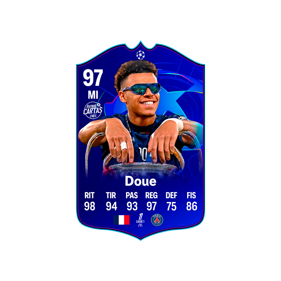 Carta de fútbol personalizada