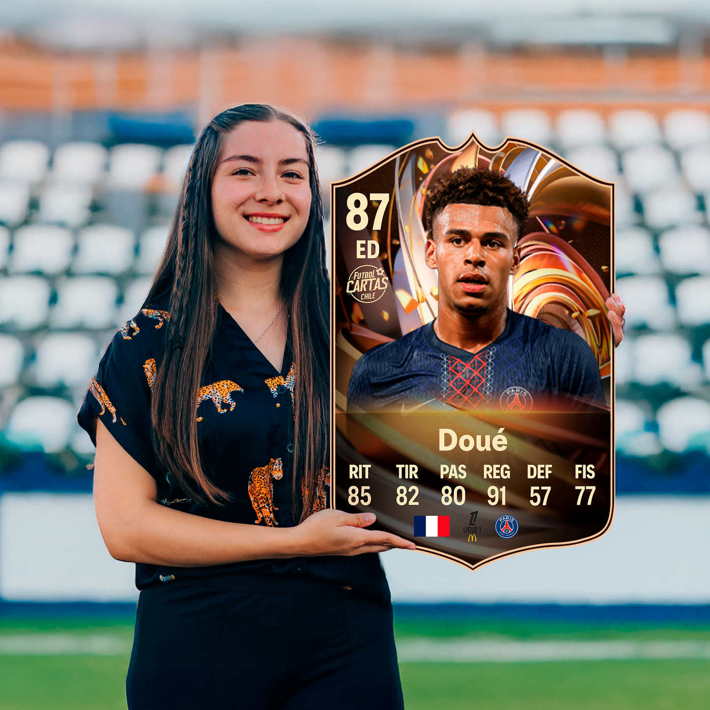 Carta Dessire Doue RATING RELOAD FC 26 carta sola