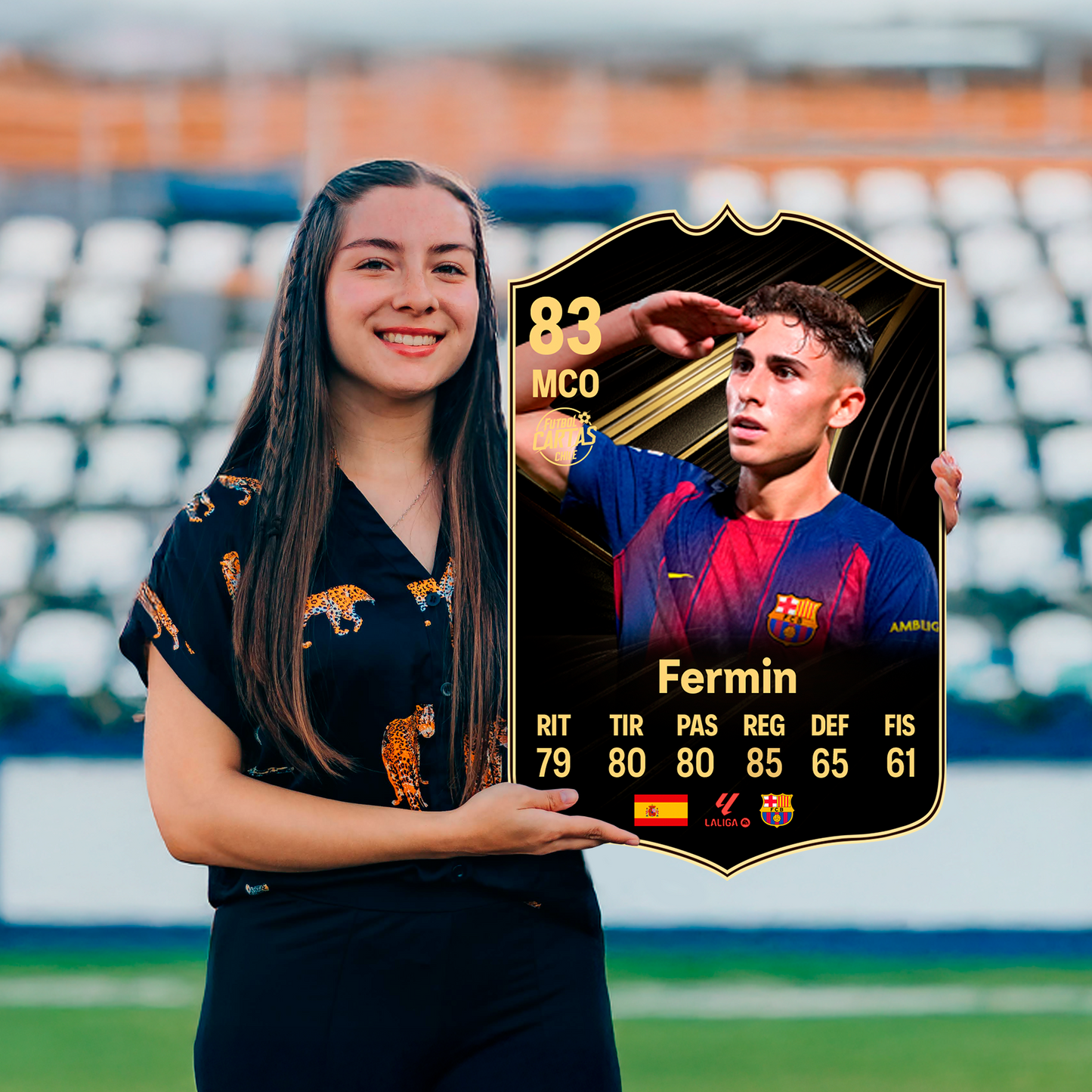 Carta Fermin TOTW FC 26 carta sola