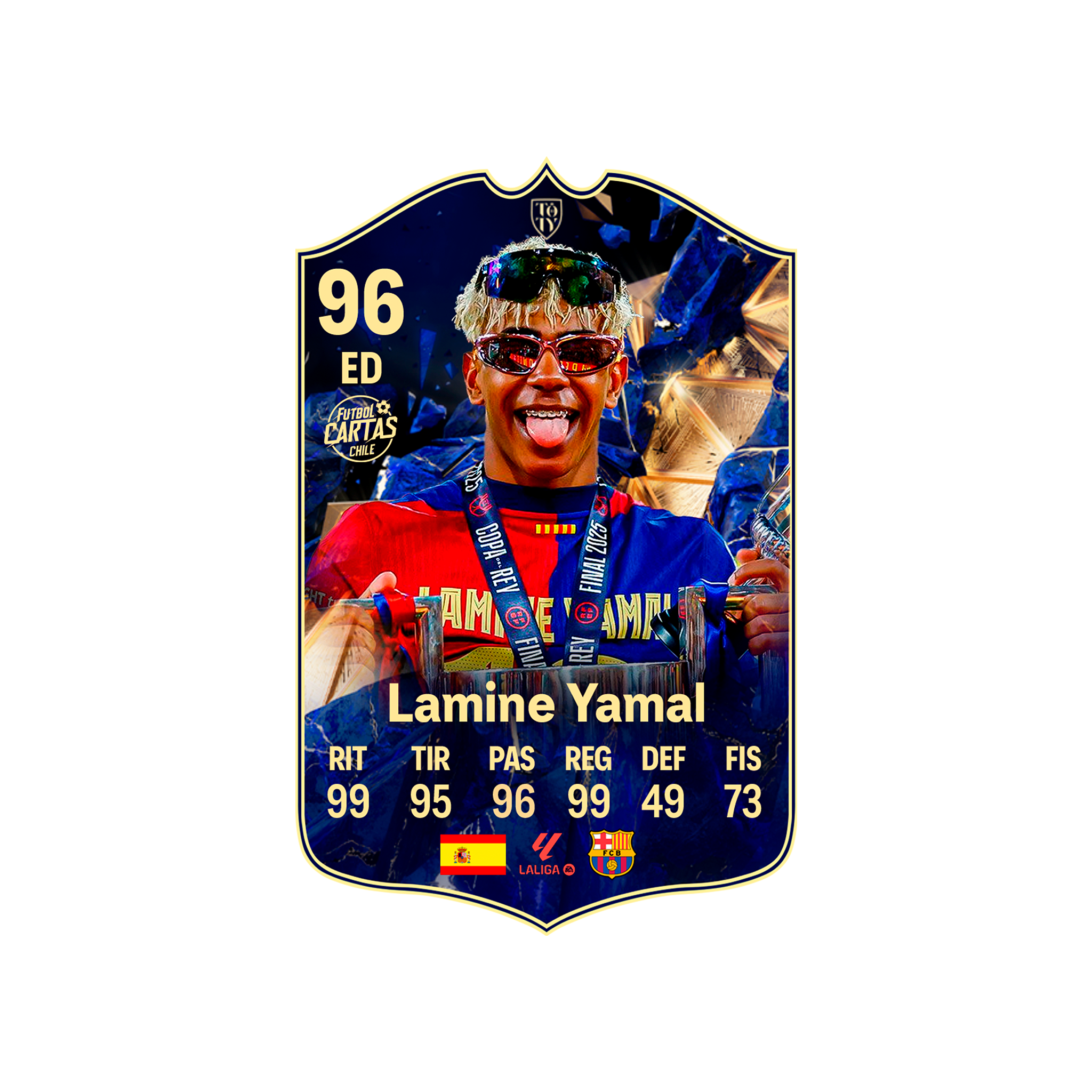 CARTA LAMINE YAMAL TOTY FC25 Futbol Cartas Chile carta-lamine-yamal-toty-fc25-futbol-cartas-chile