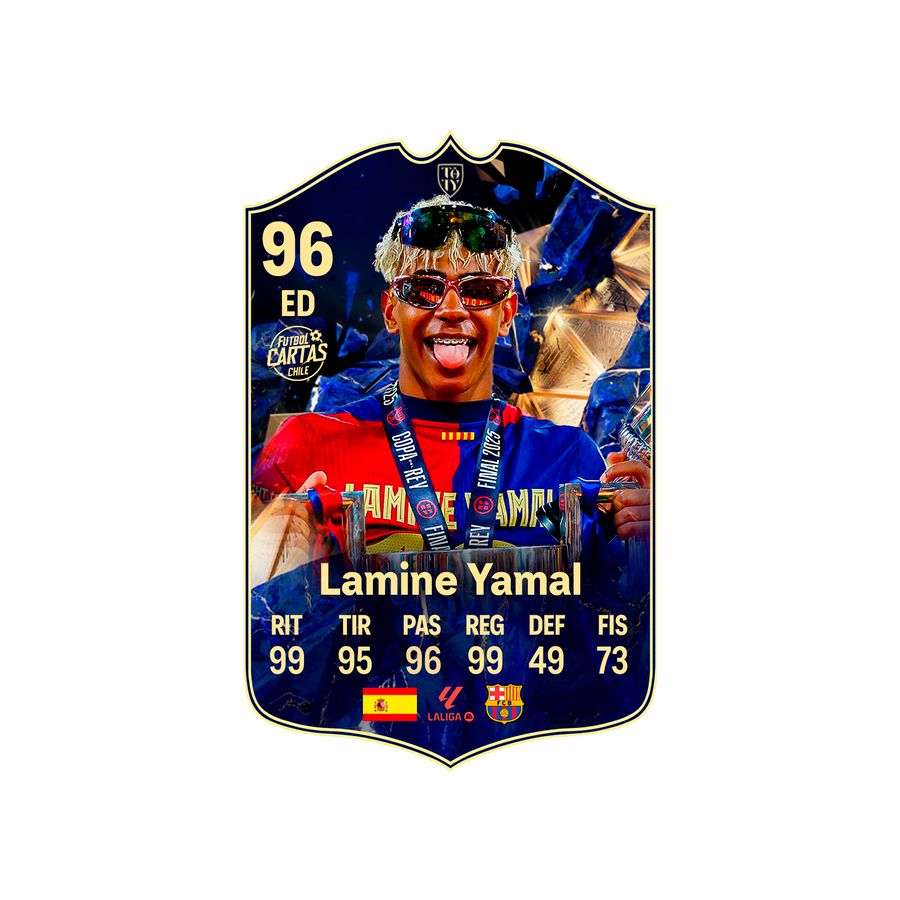 Carta de fútbol personalizada