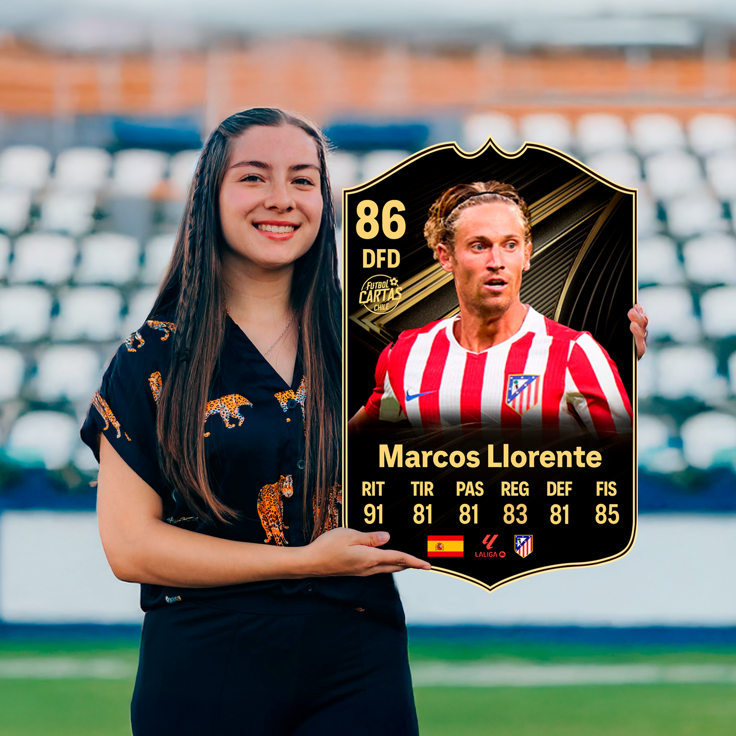 Carta Llorente TOTW FC 26 carta sola