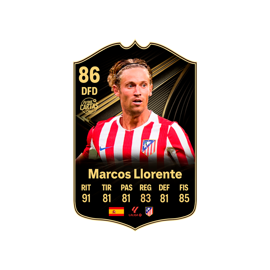 Carta de fútbol personalizada