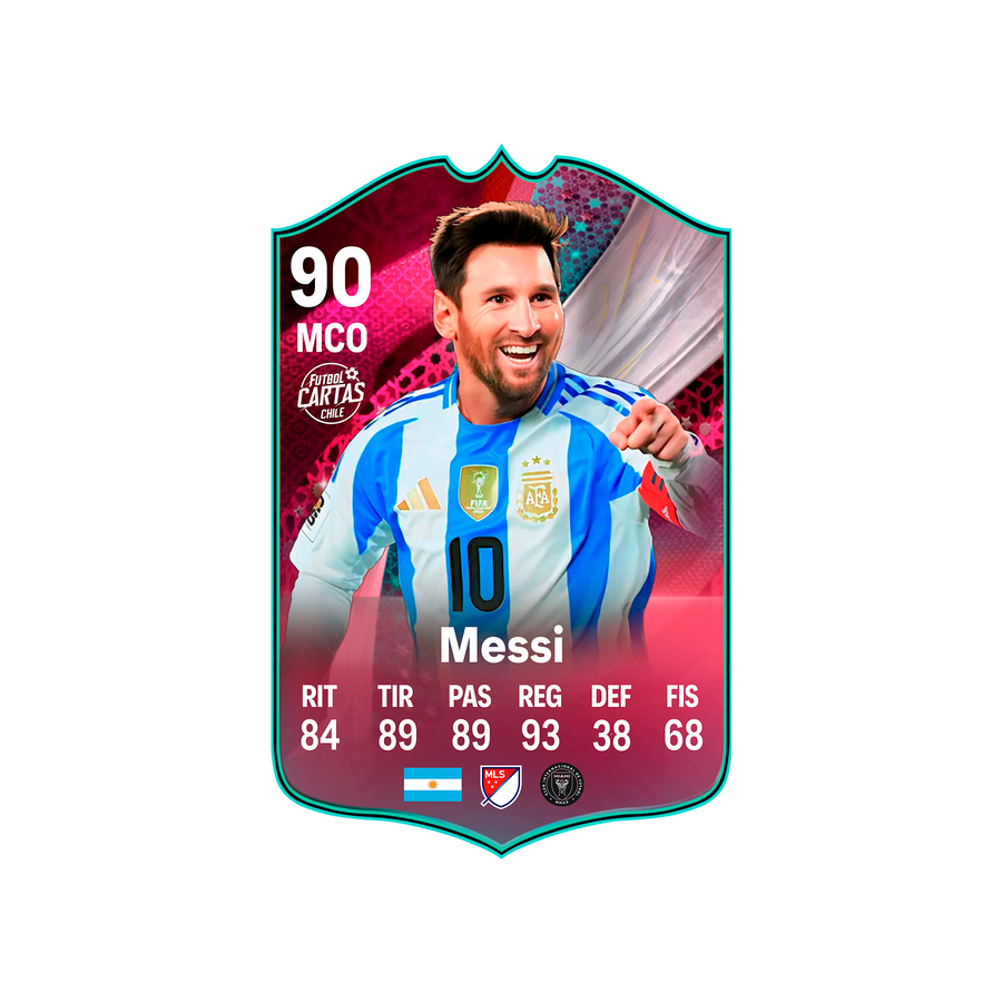 Carta de fútbol personalizada