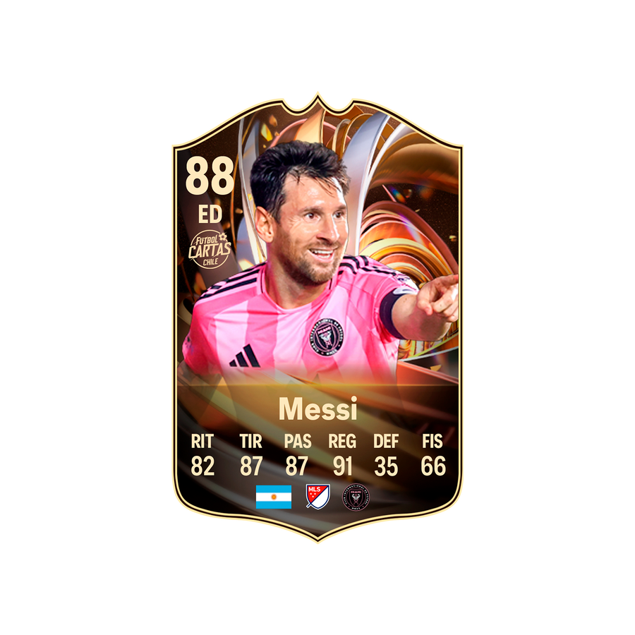 Carta de fútbol personalizada