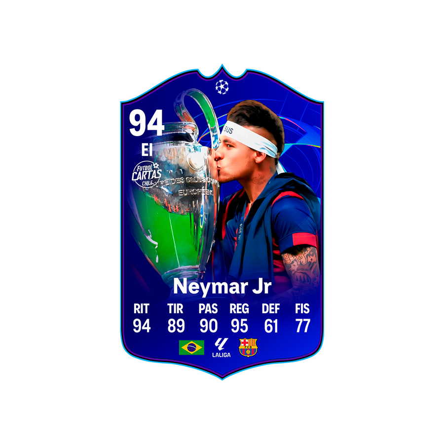 Carta de fútbol personalizada