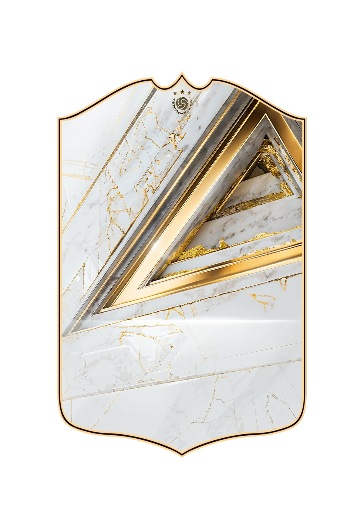 Carta personalizada Mármol Dorado con tu foto y nombre