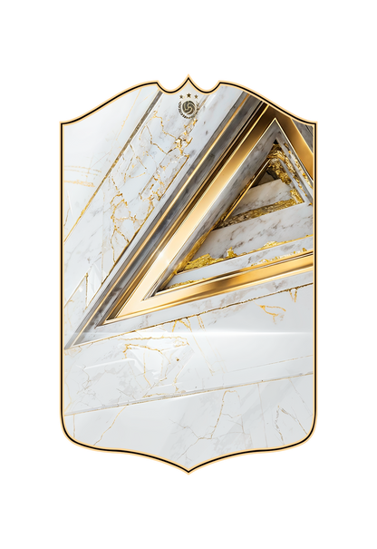 Carta personalizada Mármol Dorado con tu foto y nombre