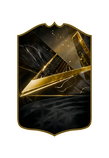 Carta personalizada Negro y Oro con tu foto y nombre