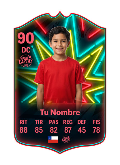Ejemplo de carta personalizada OTW Retro 20 FC27 con foto y nombre