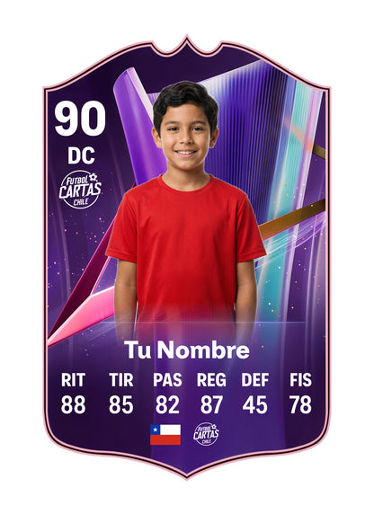 Ejemplo de carta personalizada End of an Era FC27 con foto y nombre