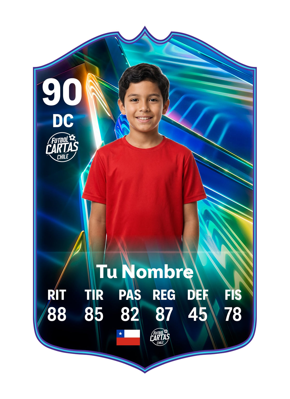 Ejemplo de carta personalizada Ones to Watch FC27 con foto y nombre