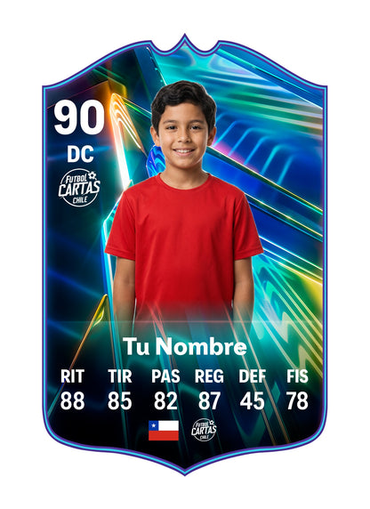 Ejemplo de carta personalizada Ones to Watch FC27 con foto y nombre