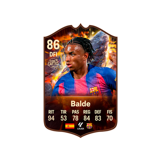 Carta Balde CORNERSTONES FC 26 carta con modelo