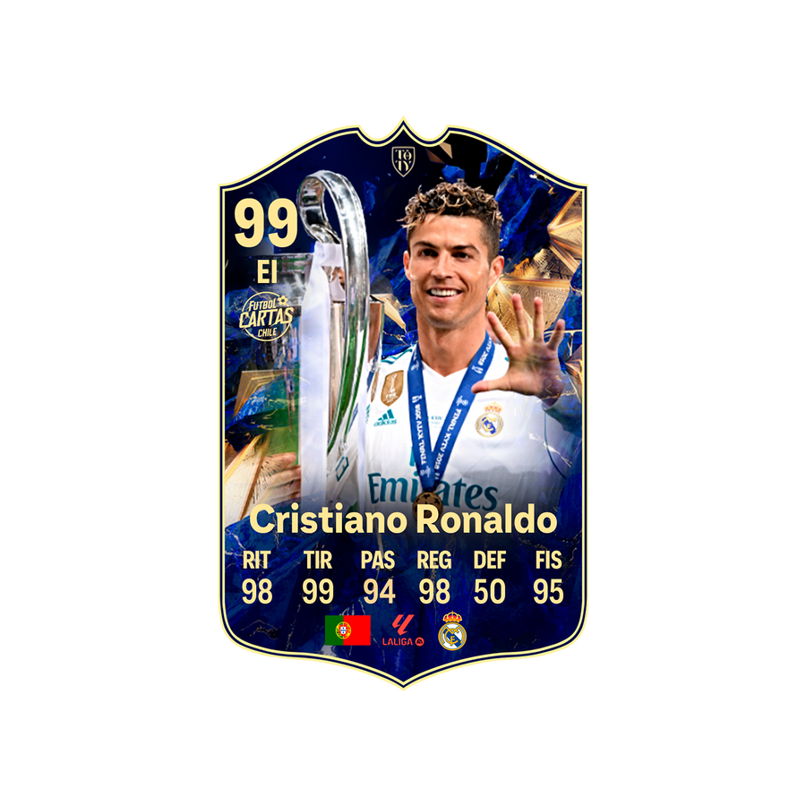 Carta de fútbol personalizada