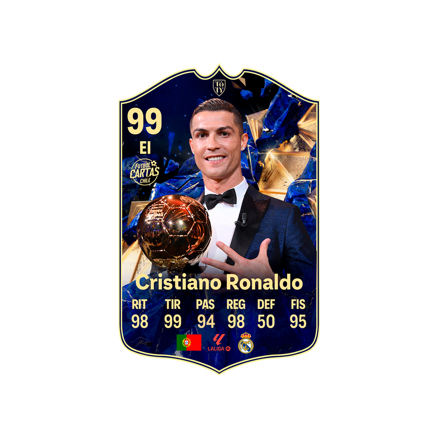 Carta de fútbol personalizada
