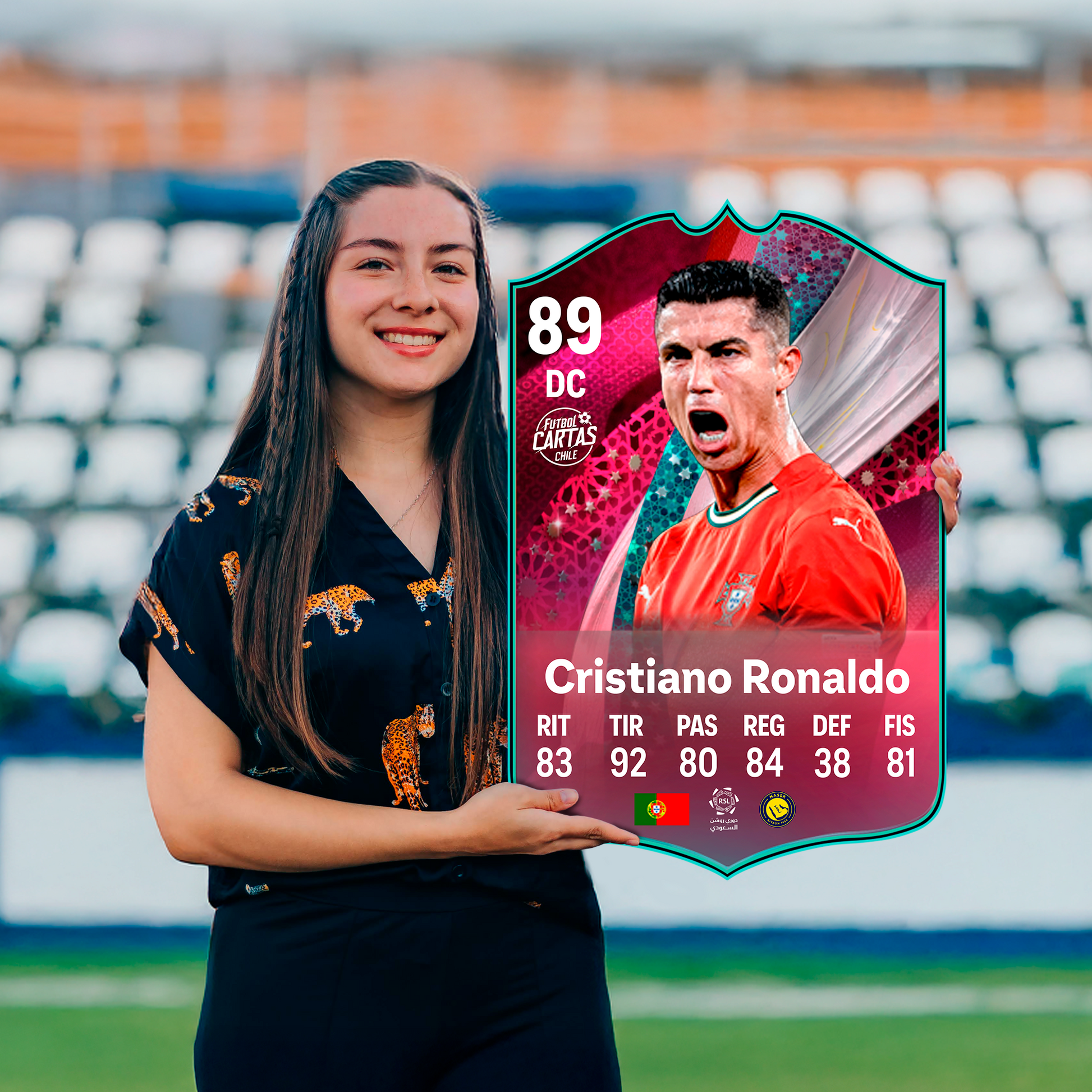 Carta Cristiano Ronaldo CAPTAINS FC 26 carta sola