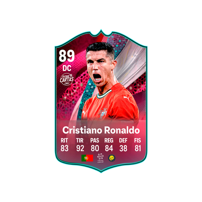 Carta Cristiano Ronaldo CAPTAINS FC 26 carta con modelo