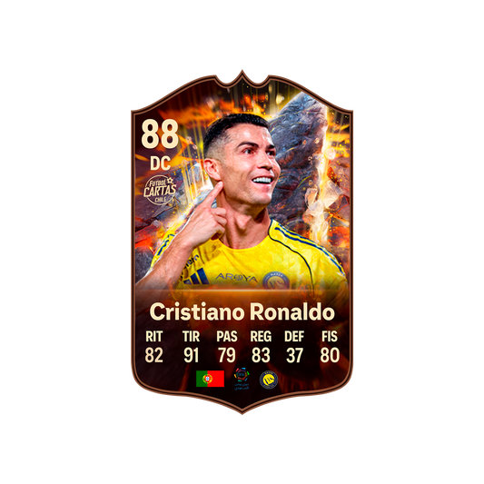 Carta Cristiano Ronaldo CORNERSTONES FC 26 carta sola