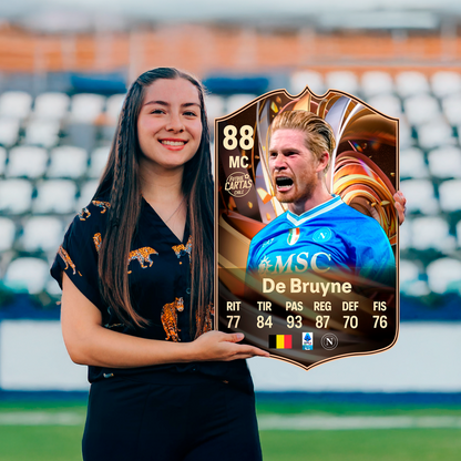 Carta Kevin De Bruyne RATING RELOAD FC 26 carta sola