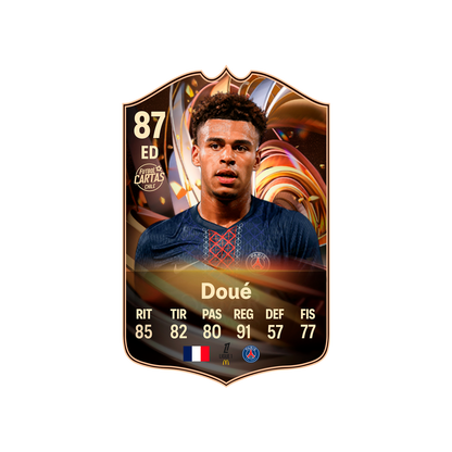 Carta Dessire Doue RATING RELOAD FC 26 carta con modelo