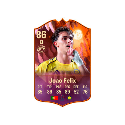 Carta Joao Felix SCREAM FC 26 carta con modelo