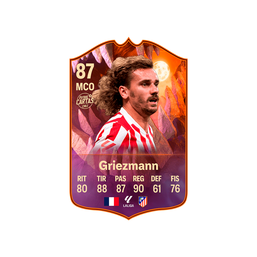 Carta de fútbol personalizada