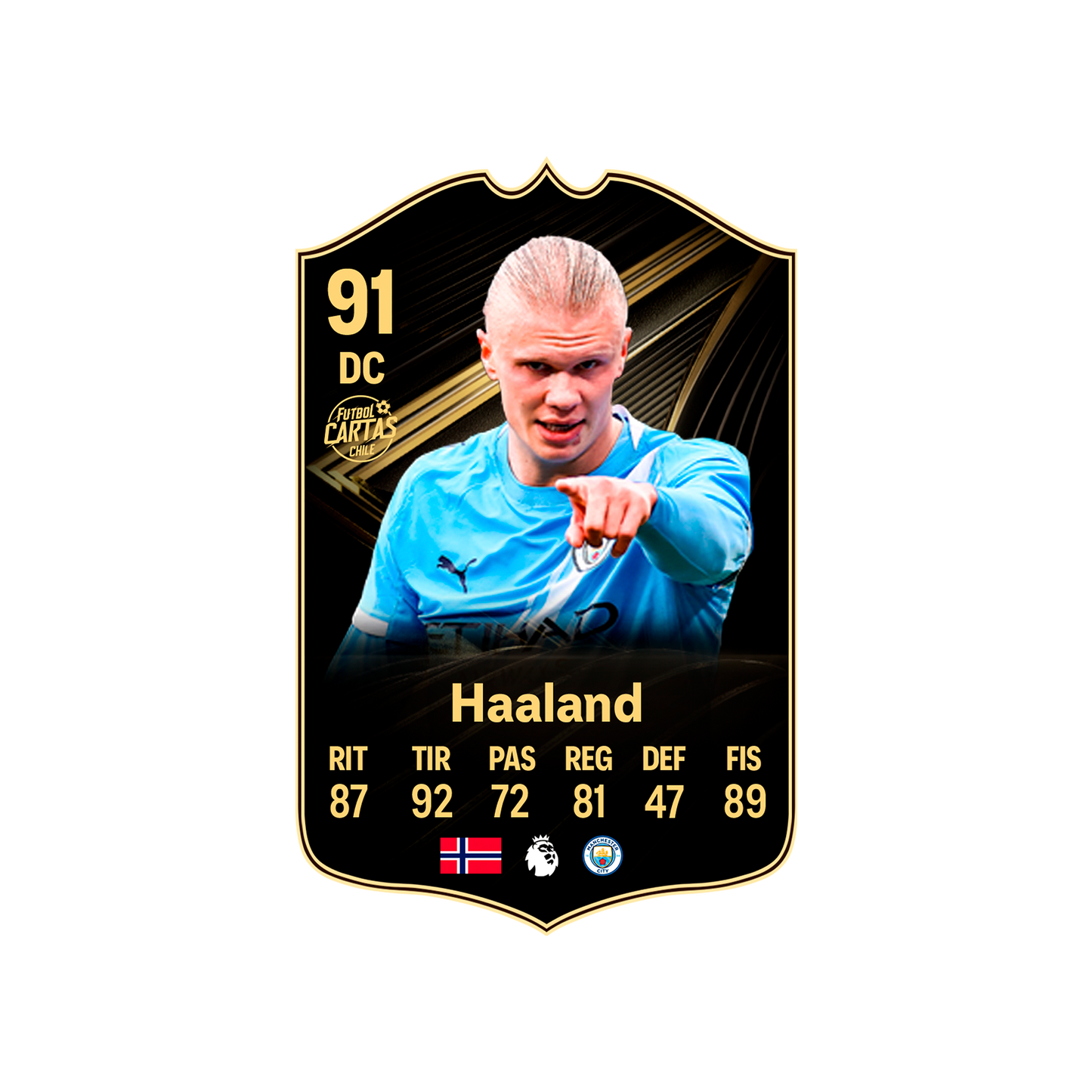 Carta Haaland TOTW FC 26 carta sola