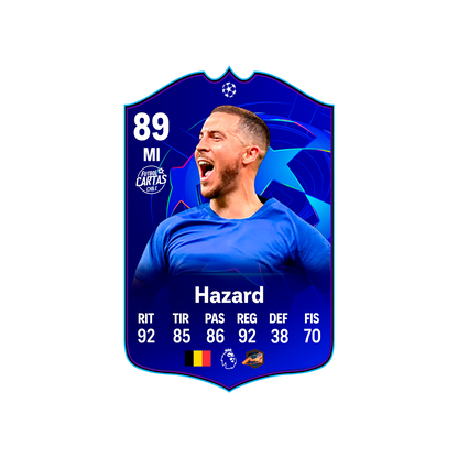 Carta Eden Hazard UCL PRIMETIME FC 26 carta con modelo