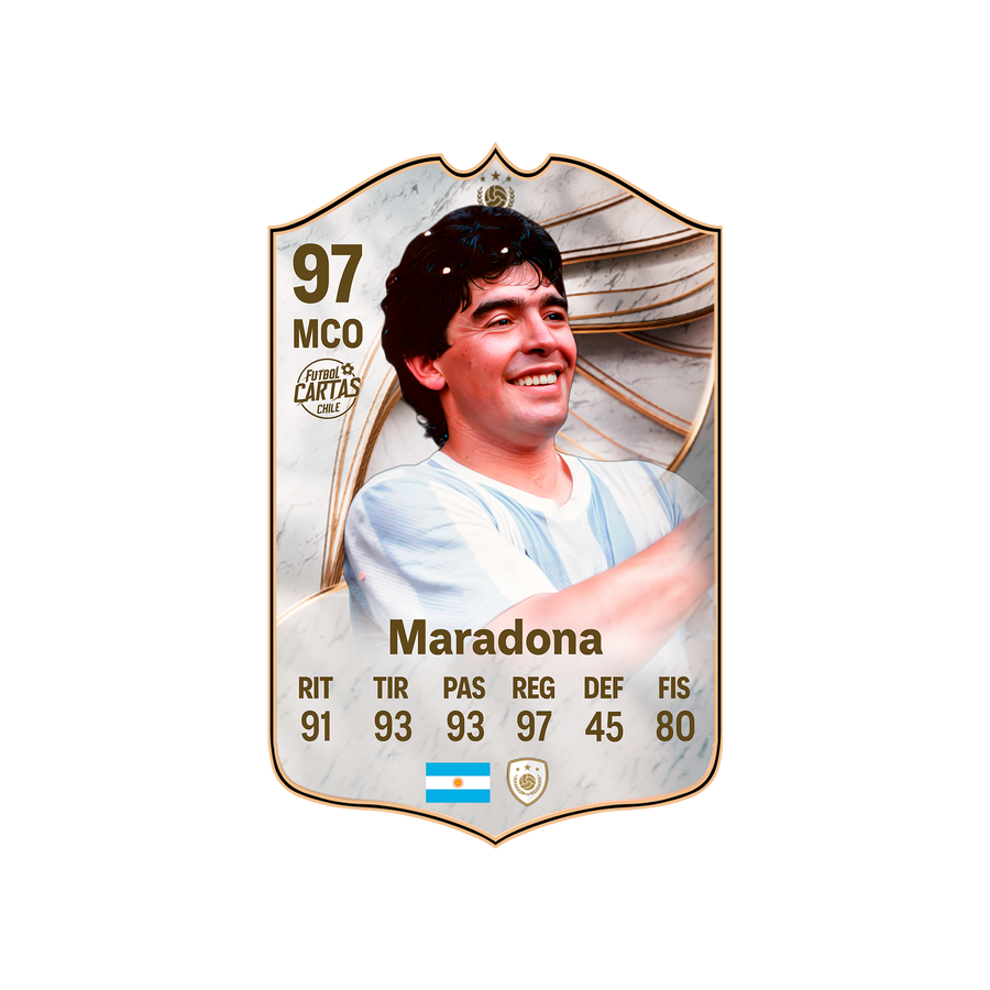 Carta de fútbol personalizada