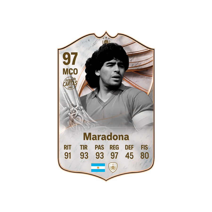 Carta de fútbol personalizada