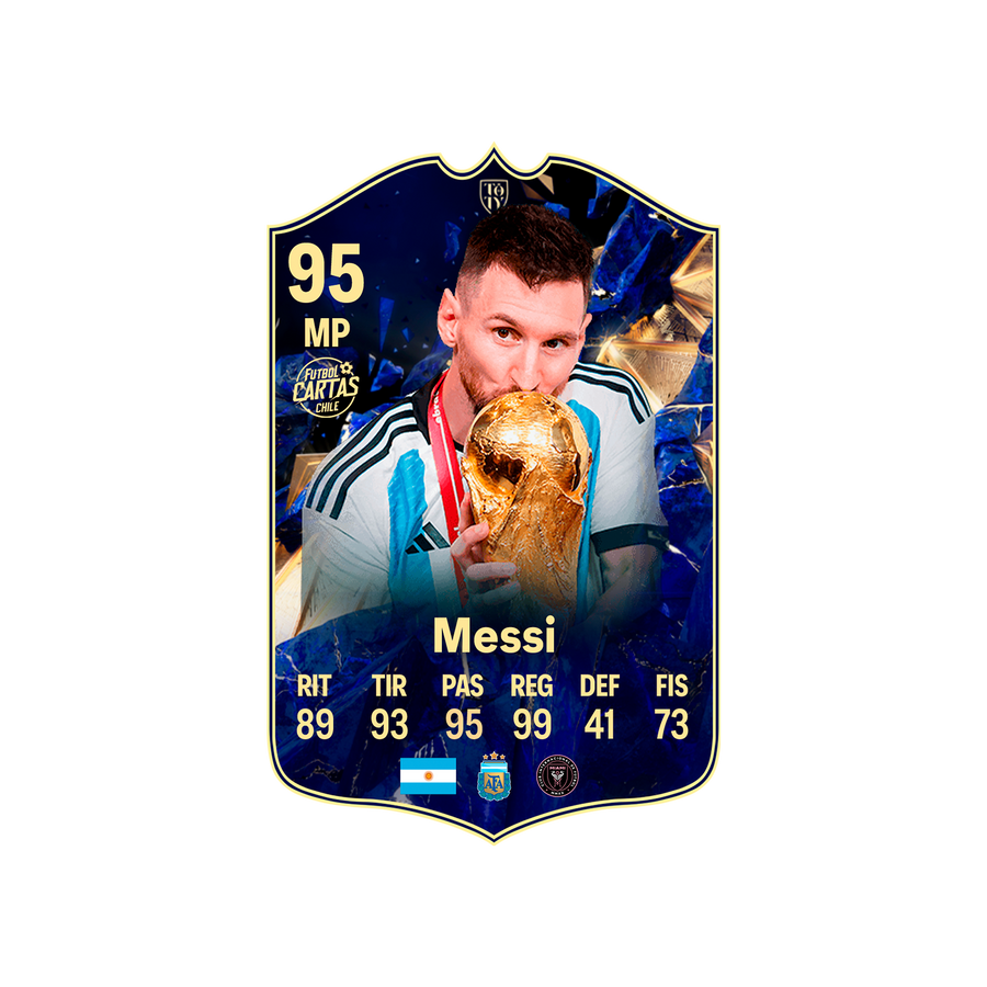 Carta de fútbol personalizada