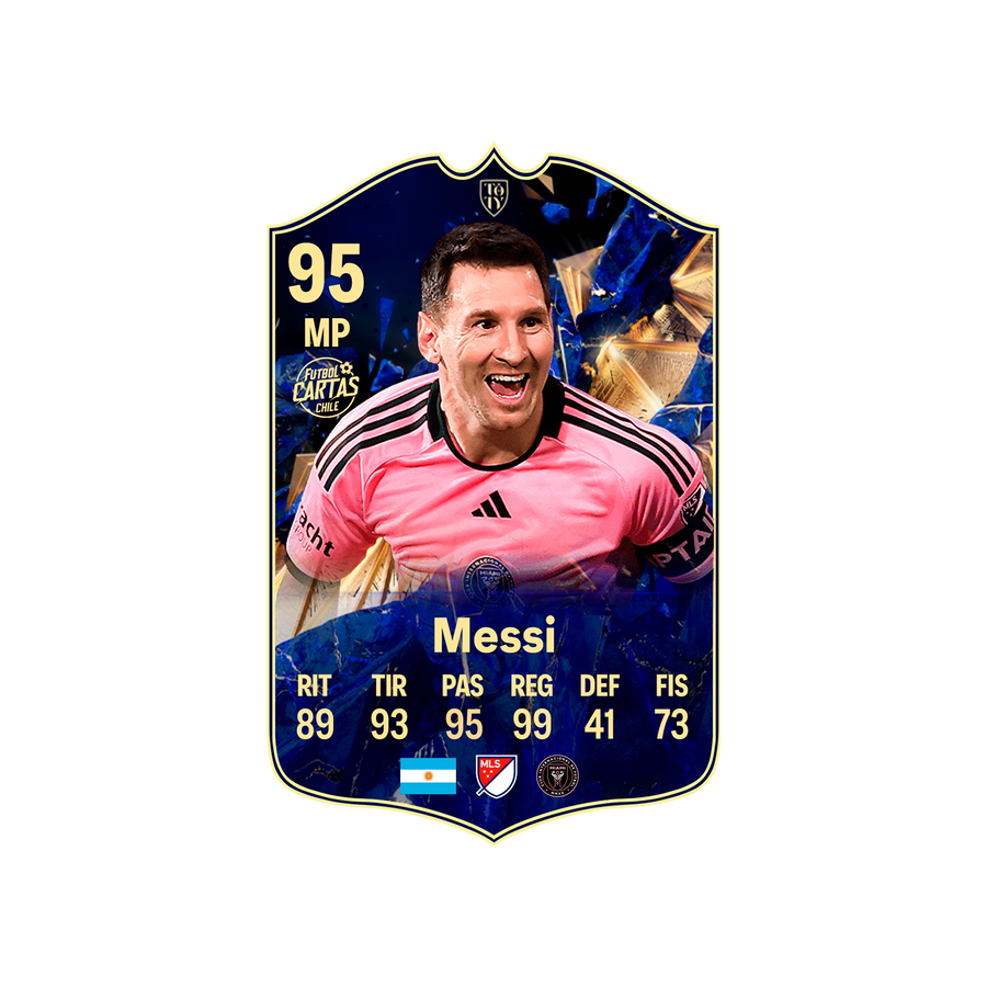 Carta de fútbol personalizada