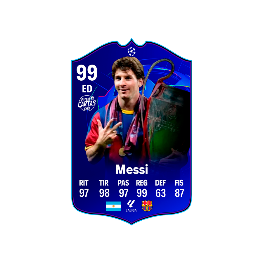 Carta de fútbol personalizada