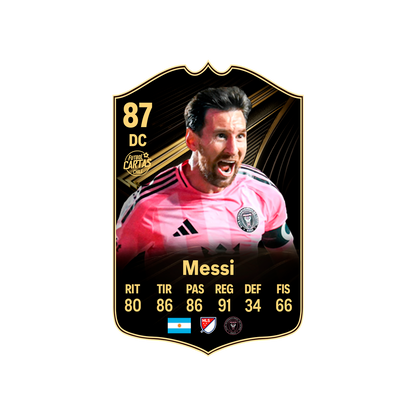 Carta Messi TOTW FC 26 carta sola