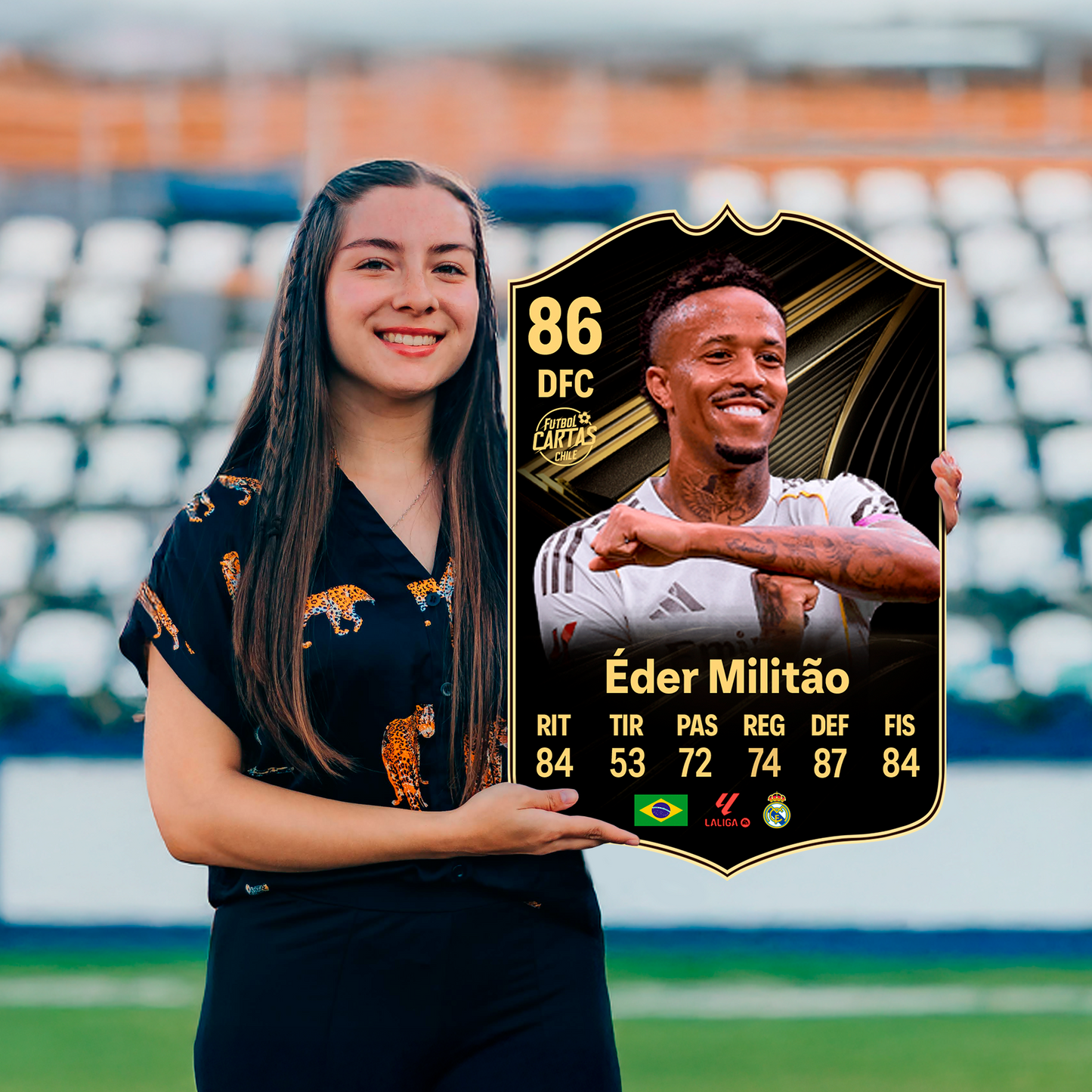 Carta Militao TOTW FC 26 carta sola