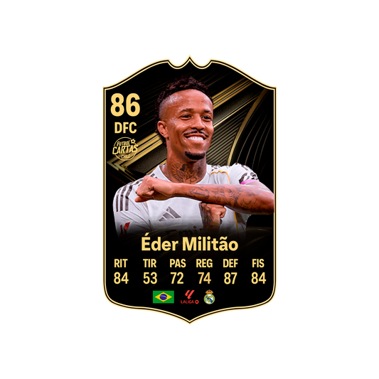 Carta Militao TOTW FC 26 carta con modelo