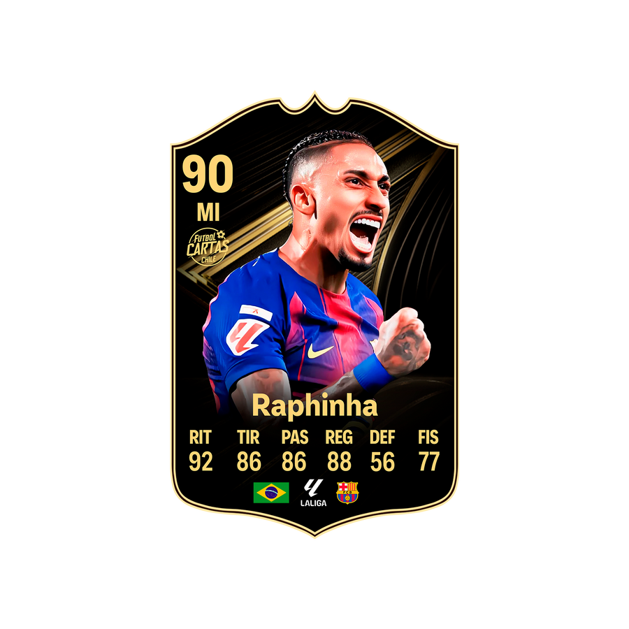 Carta de fútbol personalizada
