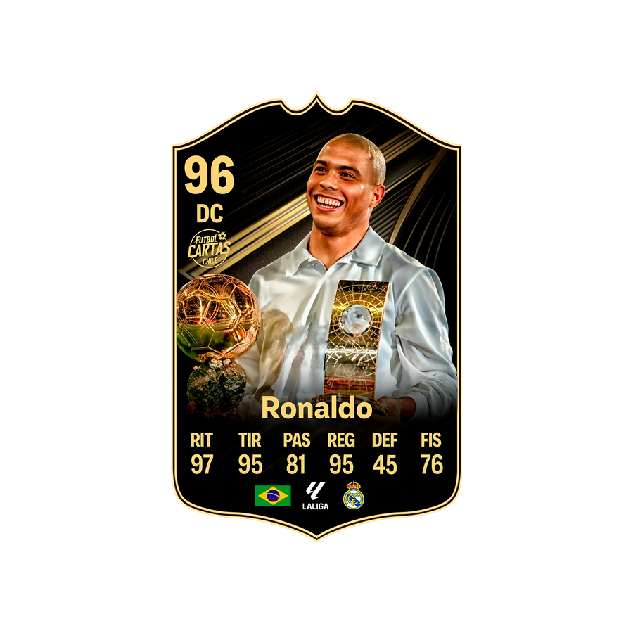 Carta de fútbol personalizada