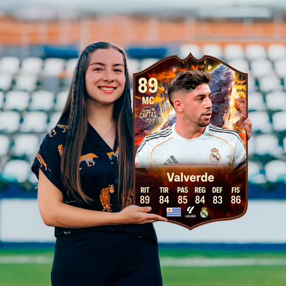 Carta Fede Valverde CORNERSTONES FC 26 carta sola