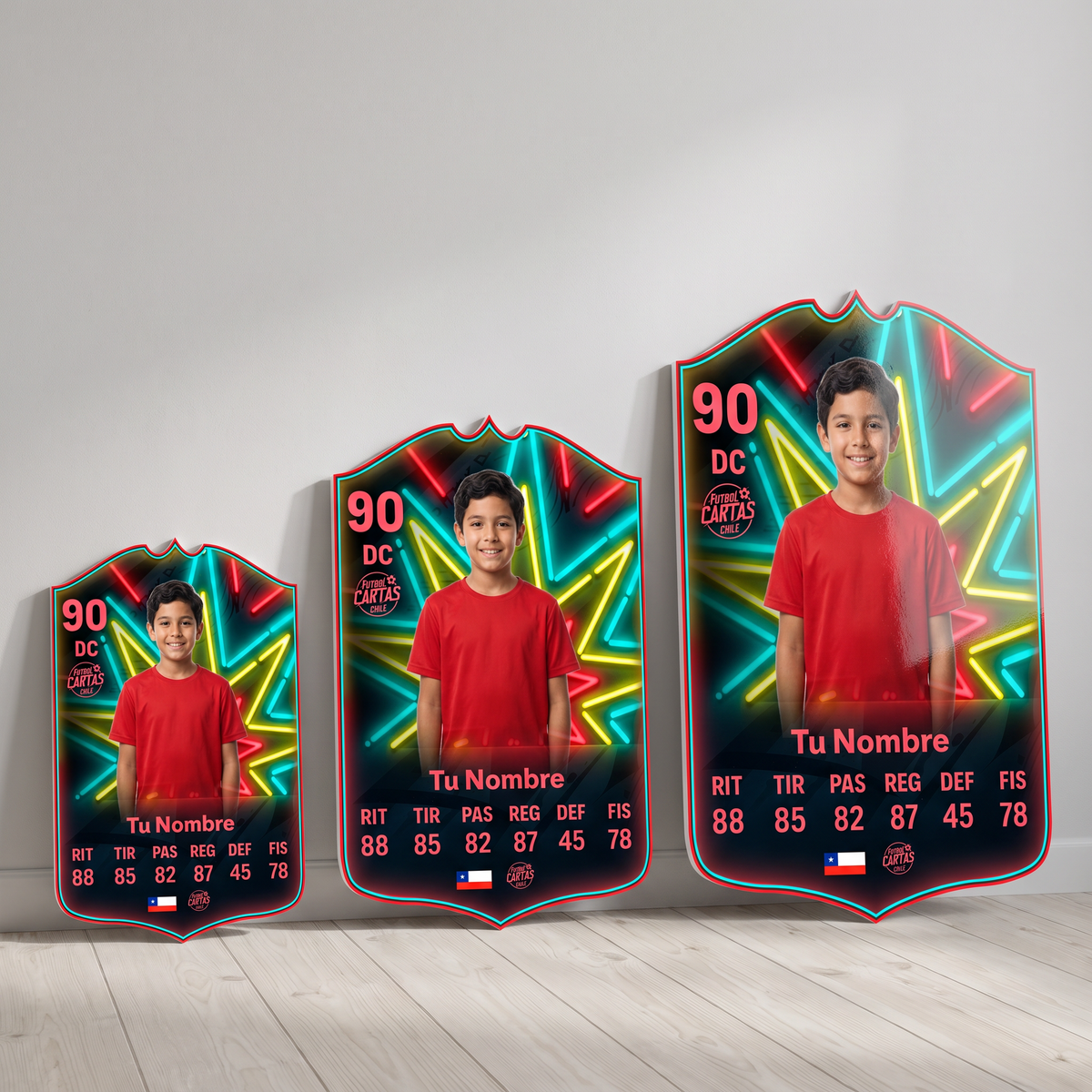 Carta personalizada OTW Retro 20 FC27 en sus tres tamaños
