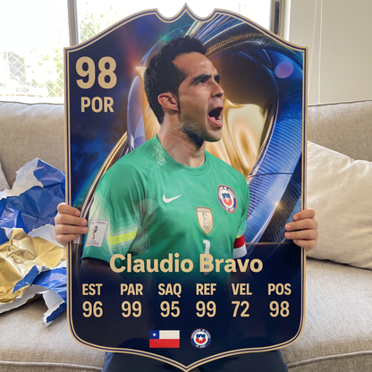 Carta Claudio Bravo TOTS FC26 de regalo para un niño