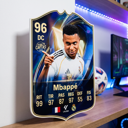 Carta Mbappé TOTS FC26 de decoración en una pieza gamer