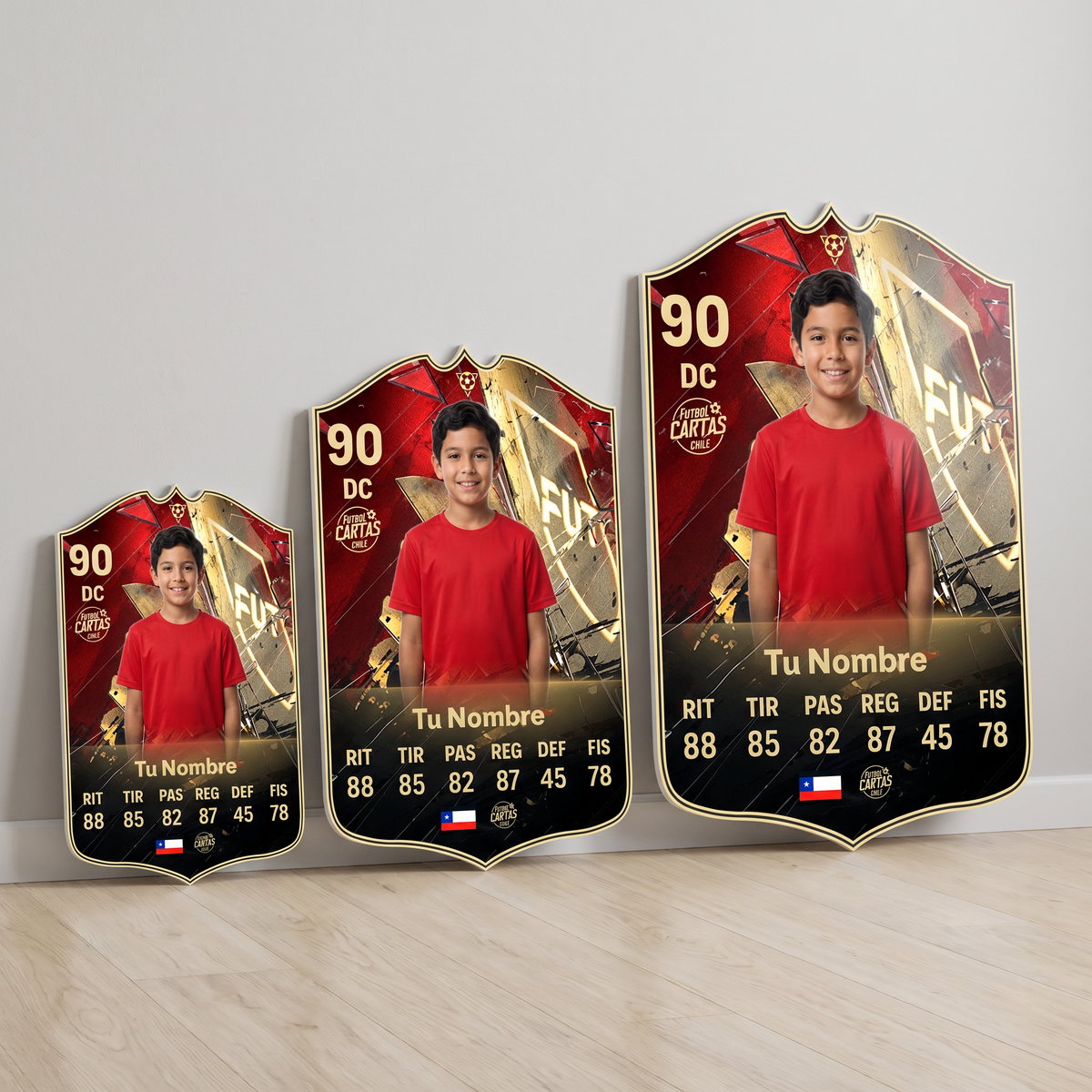 Carta personalizada Hall of FUT FC27 en sus tres tamaños