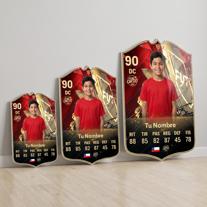 Carta personalizada Hall of FUT FC27 en sus tres tamaños
