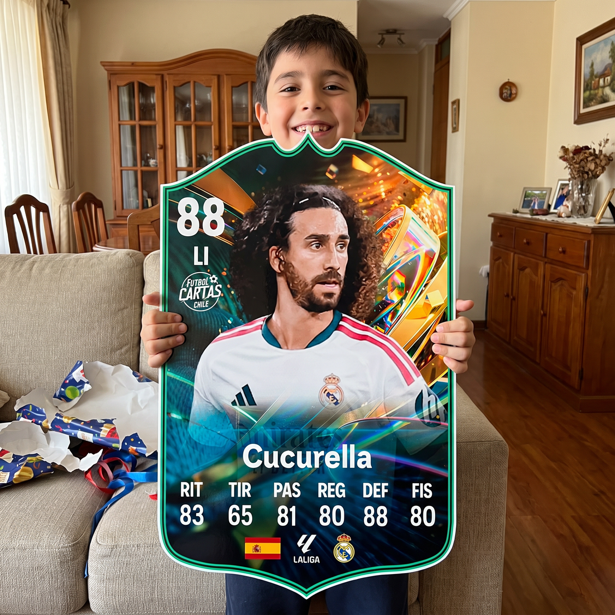 Carta Marc Cucurella Destined for Glory FC27 de regalo para un niño