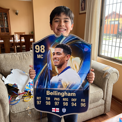 Carta Bellingham TOTS FC26 de regalo para un niño